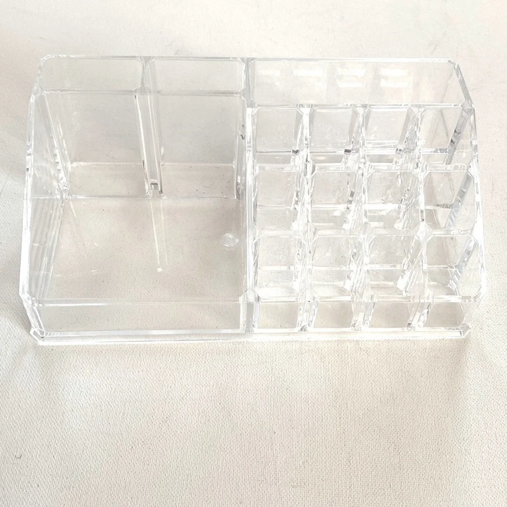 Acrylic clear‎ makeup storage container
